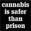 Cannabis is safer than Prison